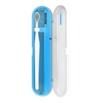 

Portable UVC Disinfection Toothbrush Sterilizer Box USB Rechargeable Toothbrush Head Sterilizer Toothbrush Case for home Travel