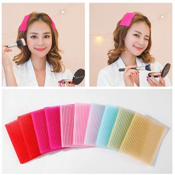 

10 Pcs Hair Grip Styling Bangs Paste Posts No Trace Hair Holder Barber Gripper Hair Sticker Clip Magic Tape Fringe Hair Bang