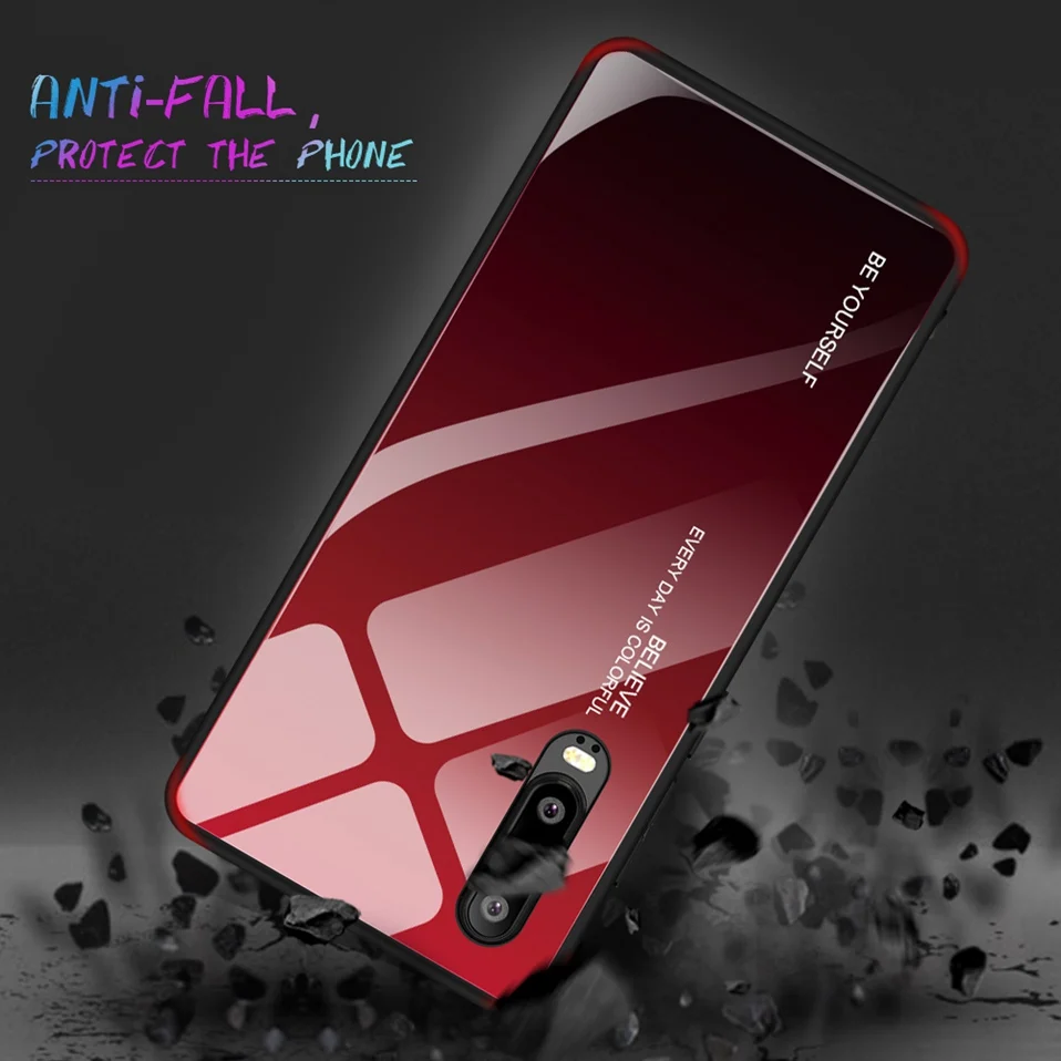 Case For Huawei P30 P20 Pro Lite Nova 3 3i Cover Luxury Glass Case For Huawei Honor 8X 10 10i 20 20i Mate 10 20 30 Pro Lite (7)