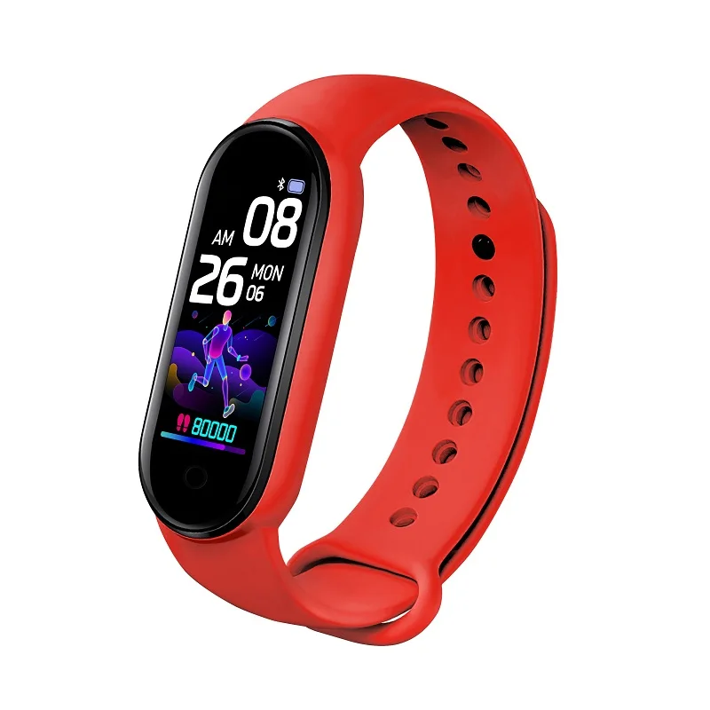 M5 Smart Bracelet Men Fitness Smart Wristband Women Sports Tracker Smartwatch Play Music Bracelet Support For Adriod IOS
