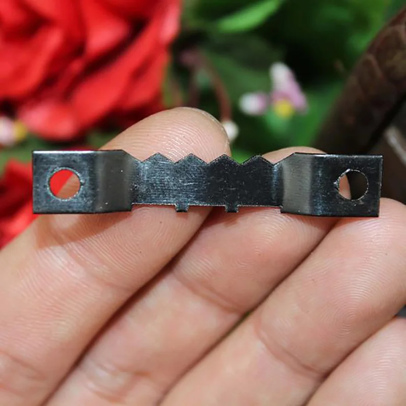 10 шт. 45*8 мм Bblack Jagged Frame Hoo двойной зазубренный железный крюк мебель фото оборудование