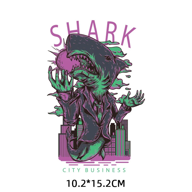 1329 Jurassic меловой динозавр железные нашивки на одежду для детей DIY Аппликация теплопередача Виниловые буквы животных патч стикер F - Цвет: 1329