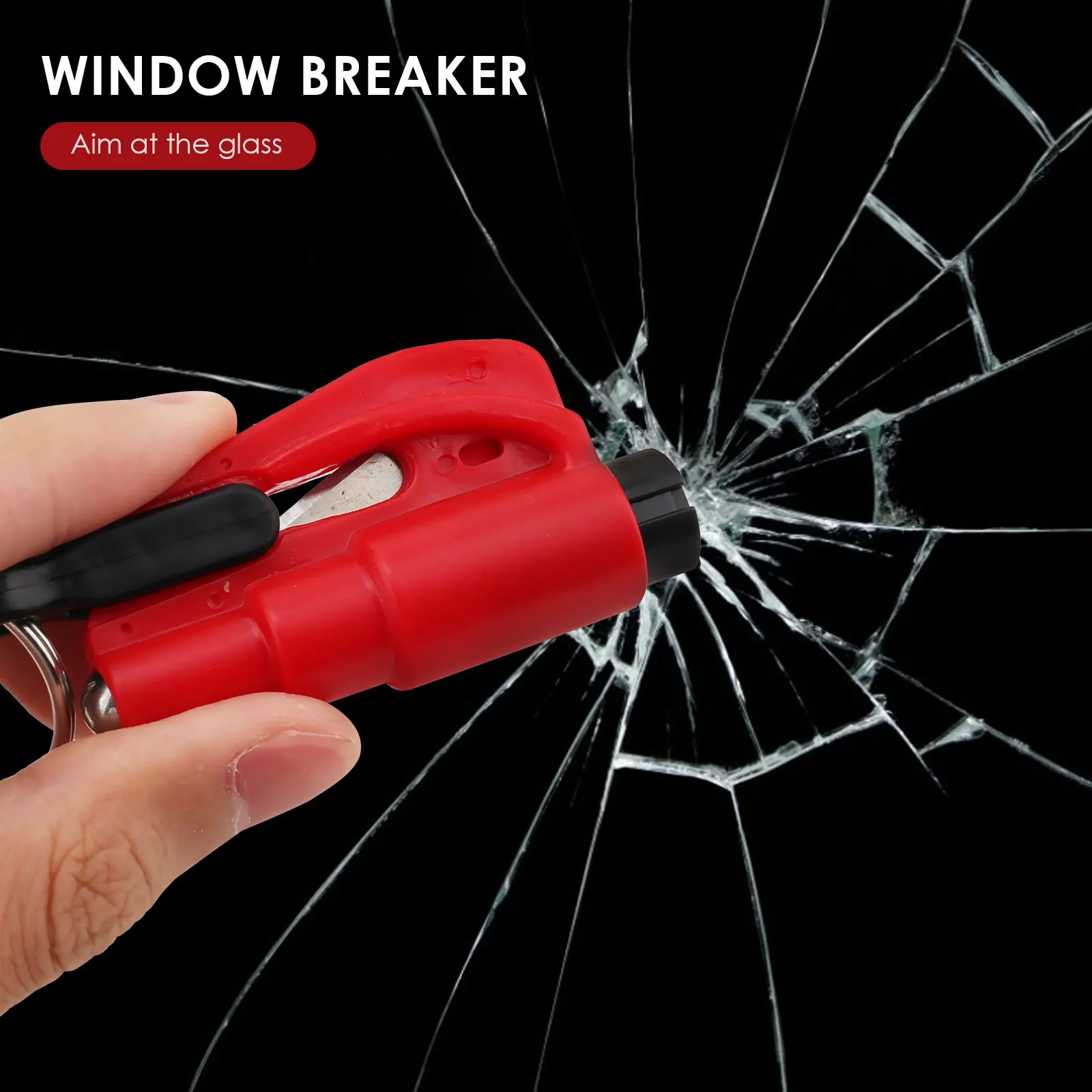 window breaker card packaging MACHSWON 3 in 1 safety hammer car escape hammer 