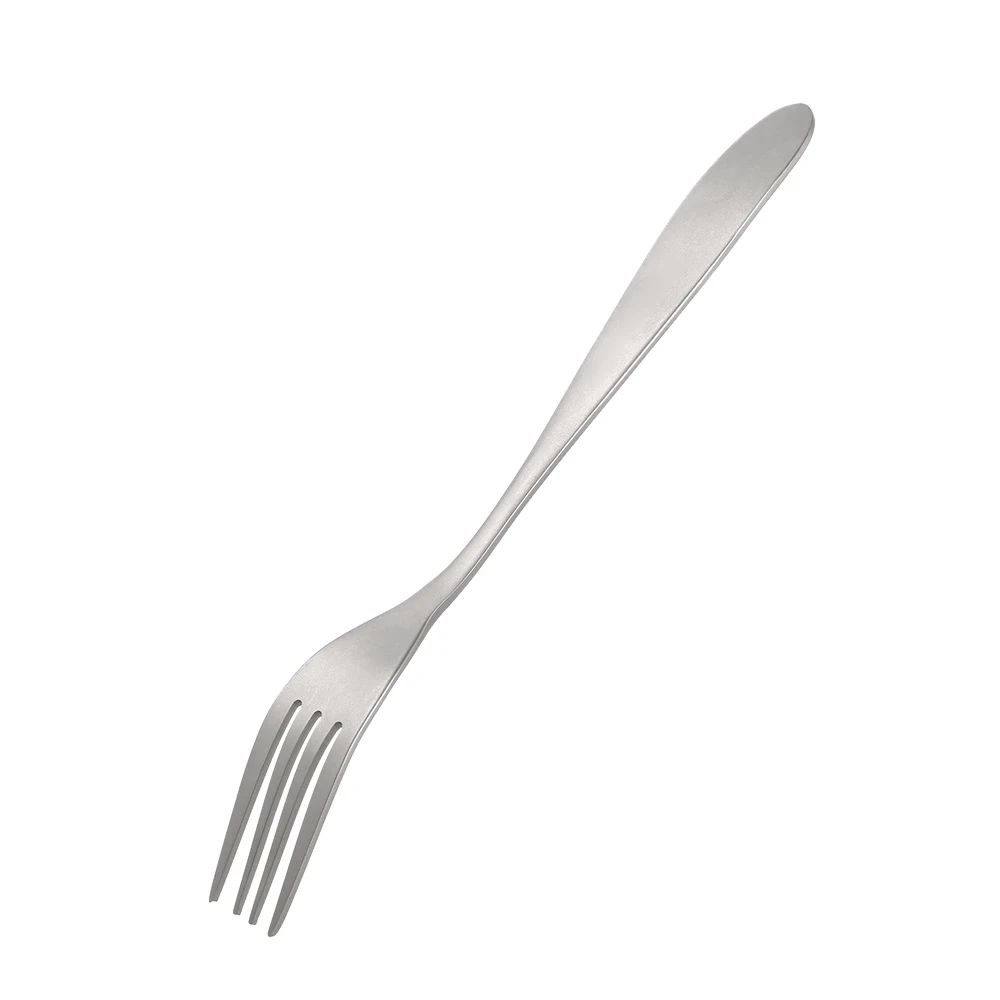 Lixada Titanium Fork Camping Tableware Lightweight Titanium Tableware Table Forks for Outdoor Picnic Hiking Traveling Home
