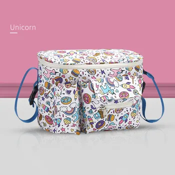 

New baby stroller bag hook multi-function baby stroller storage bag BB car umbrella basket bag