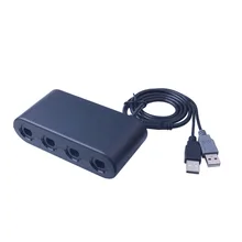 4 порта конвертер для контроллеров GameCube GC USB адаптер для Nintendo WiiU PC N GC для ПК игровой аксессуар