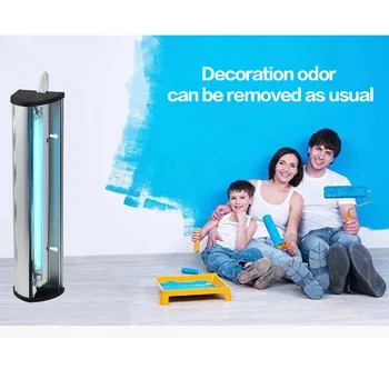 

10W Portable UV Light Home Office Quartz Light Tube UV Cleaning Lamp with Reflective Film US Plug