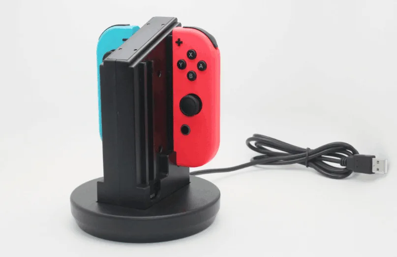 

Factory Direct Switch Game Handle Fixed Charger Game Accessories 4 PCs Handle Charging Nintendo