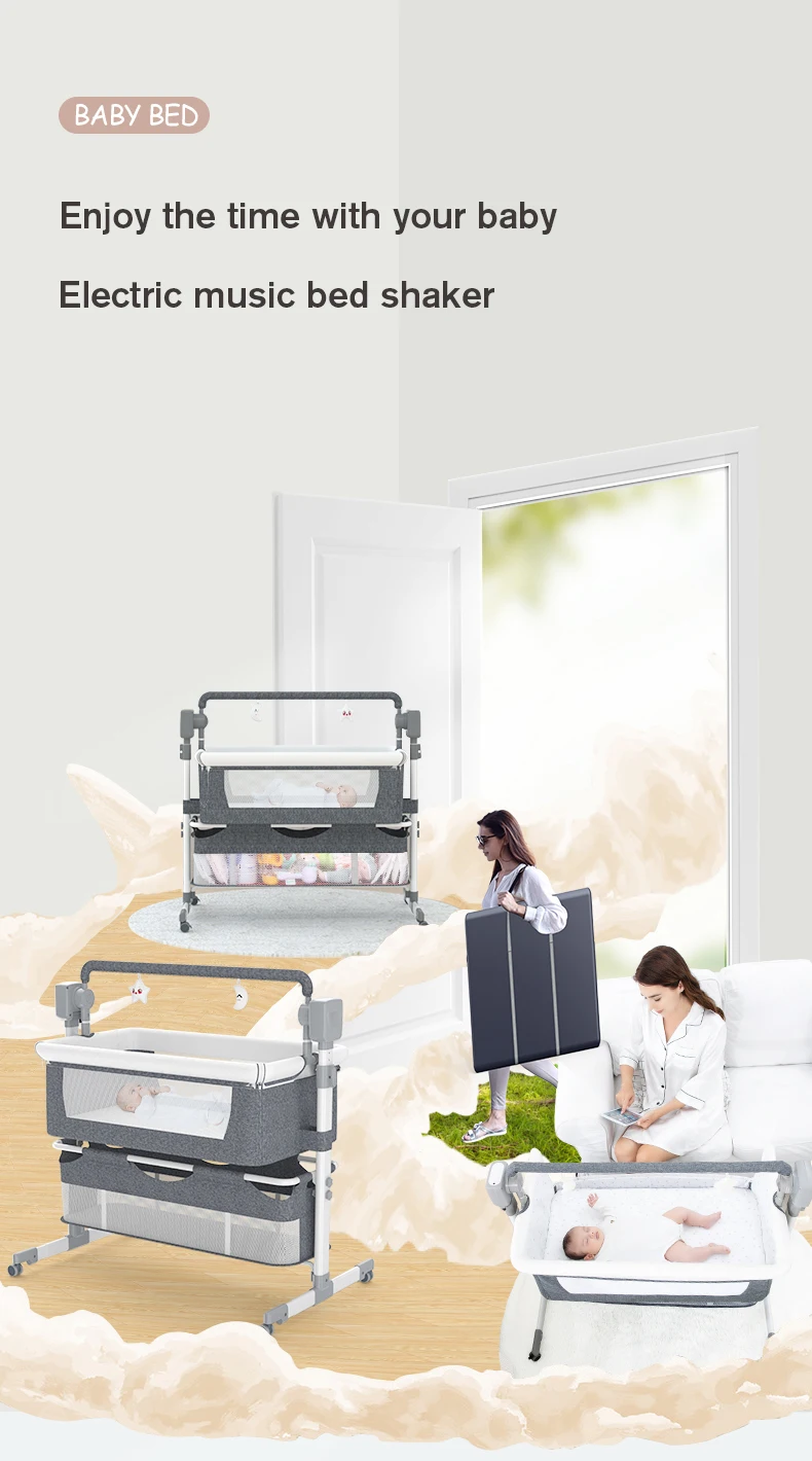 Cuna Colecho Mosquitero Mecedora TX-C060: La Cama Ideal para Tu Bebé