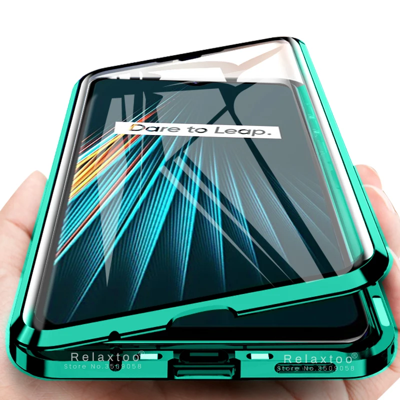 360 магнитный флип-чехол для oppo a5 a9 2020 Coque двухсторонний чехол из закаленного