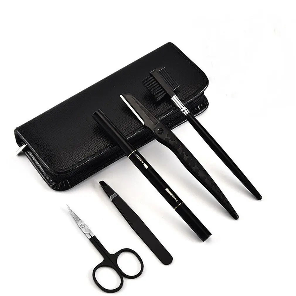 Eyebrow Razor Eyebrow Scissors Facial Razor Eyebrow Pencil Tweezers and Scissors Eyebrow Brush Comb Eyebrow Grooming 5