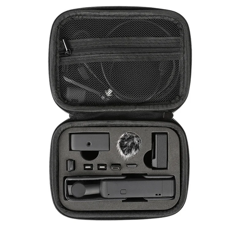 

pocket camera Portable case Handbag handle /transmitter/ adapter /Memory-card storage box for dji osmo pocket 2 camera