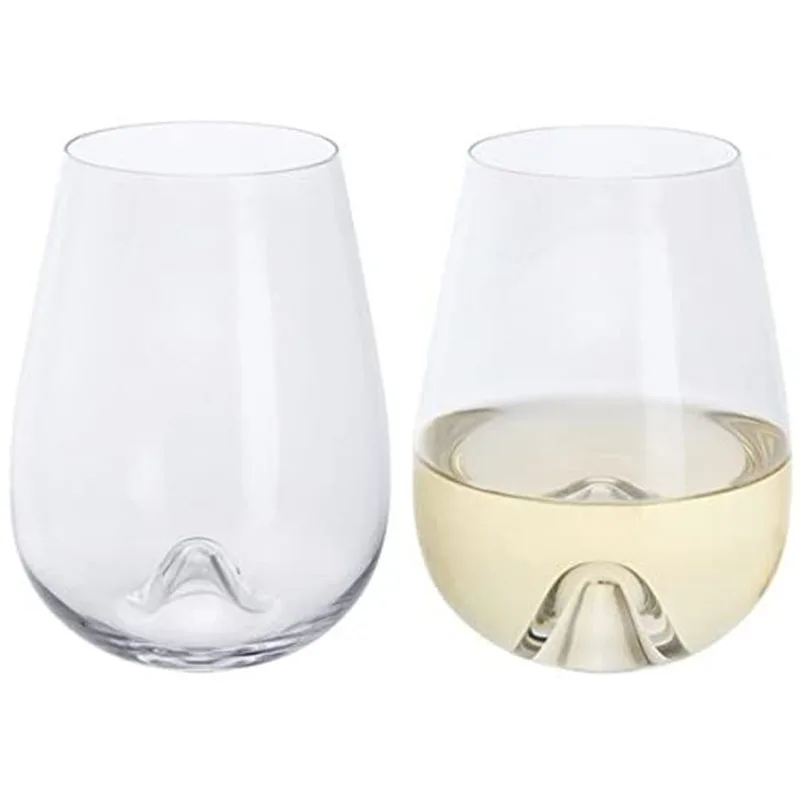 Stemless Wine Glasses Tumblers Glass Water Cup Cocktail Glass Whisky Glass Gin Glasses stemless drinking glasses