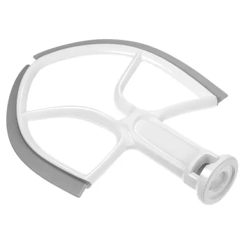 

KA-5L 5-Quart Flex Edge Beater for KitchenAid Bowl-lift Stand Mixers, Plastic Flat Beater Paddle with Silicone Edges