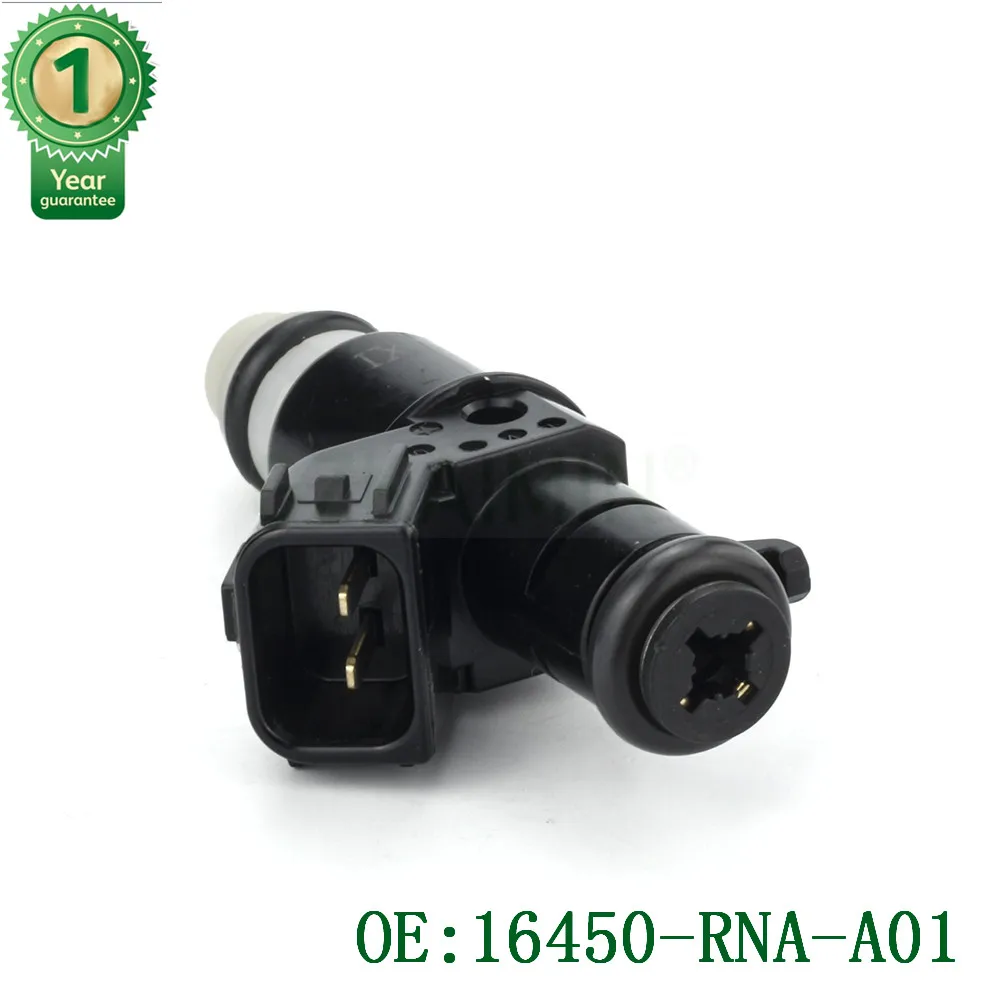 Протестированный набор 4 Подлинная новая Топливная форсунка 16450-RNA-A01 16450RNAA01 для honda Civic 06-11 1.8L/FIT 1.5L двигатель 6 отверстий