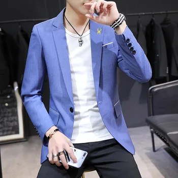 

2019 Season Small Suit Male Trend Youth Small Suit Men's Wear Slim Fit Handsome Suit Generation