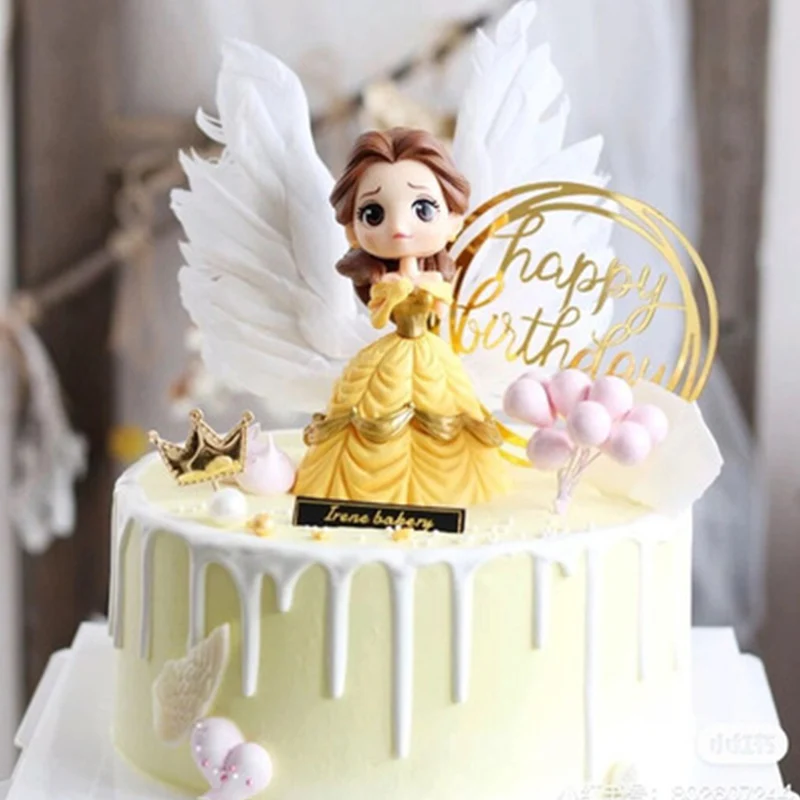 21 Decorazioni Per Festa Di Compleanno A Tema Sirena: Striscione, Palline, Topper E Inserti Per Torta, Per Bambine E Ragazze