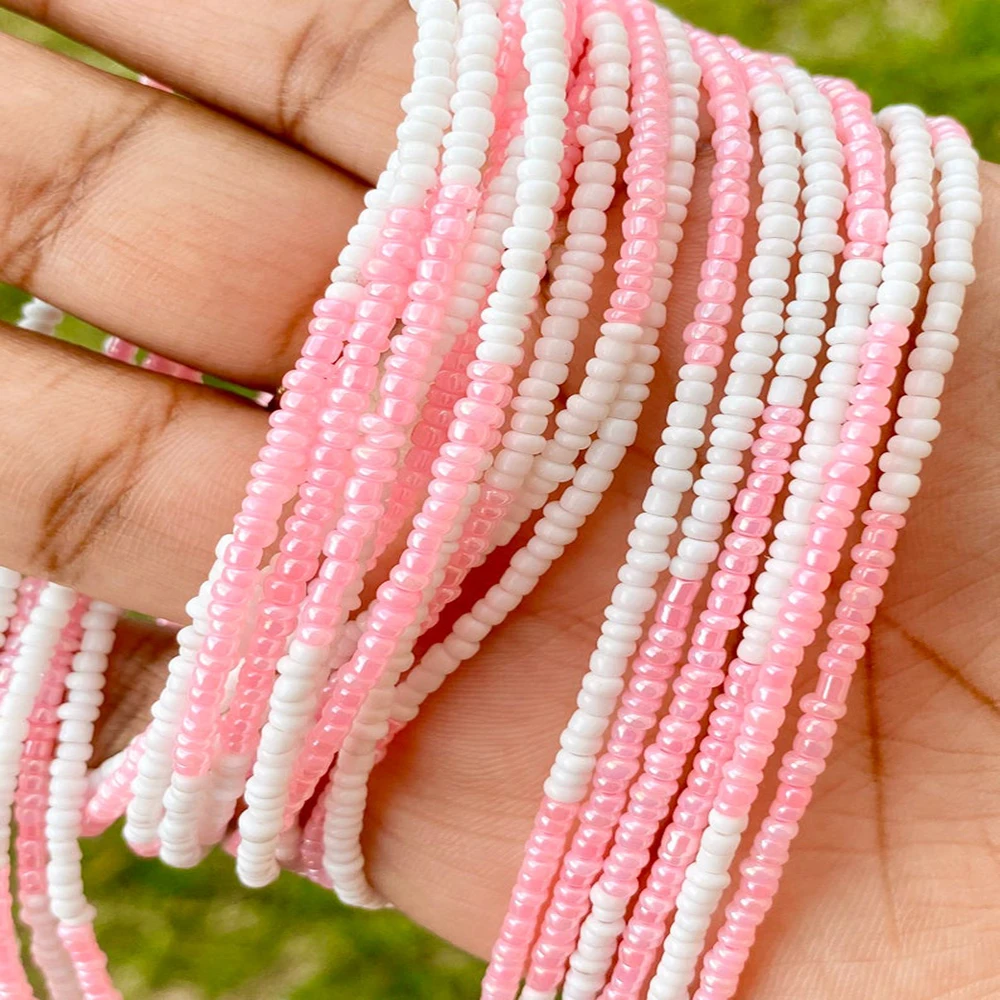 2021 Fashion 20 Styles Weight Loss Waist Beads African Waist Beads Bikini 2-Piece Jewelry Good Gifts For Girls