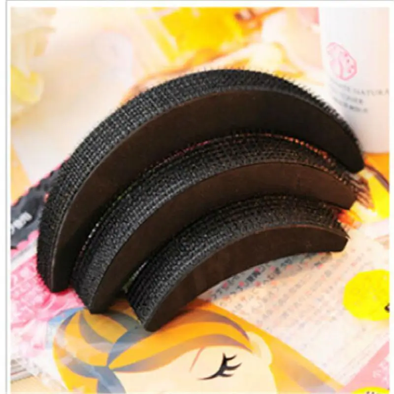 Hot Selling Cheap 3pcs/Set Black DIY Hair Bump Volume Beehive Hair Bump Pad Height Puff Paste Tools Style Accessories