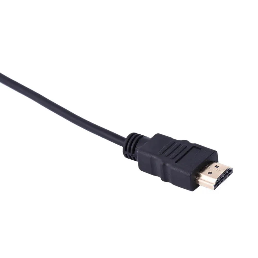 Высококачественный HDMI Мужской Разъем VGA15 pin HDMI к VGA hd-конвертер подходит для всех HDMI VGA устройств