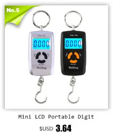 OUTAD 50kg/10g LCD Digital Fishing Hanging Scale Electronic Scale Pocket Hook Mini Hand Held Weight Travel Scale