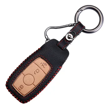 

Top layer leather+Metal buckle for Mercedes-Benz W204 GLC C200 CIA GLA W205 W212 CSE class W213 2018 SLC SLK E200 E260 E300 E320