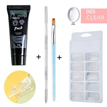 Набор для наращивания ногтей, Типсы для нейл-арта, пресс-форма для удаления кутикулы, терапевтическая ручка, быстросохнущая ручка для ногтей, полигель, зажим для ногтей, инструмент для маникюра, сделай сам