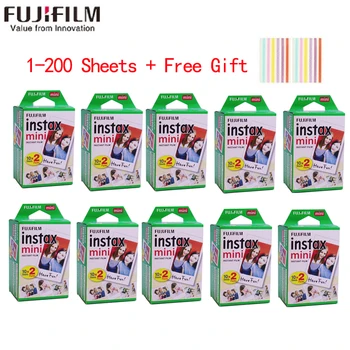 

10-200 sheets Fujifilm instax mini 11 9 film white Edge 3 Inch wide film for Instant Camera mini 8 7s 25 50s 90 Photo paper