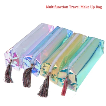 

1PCS Holographic Make Up Bag Travel Wash Toiletry Bag Beauty Cosmetic Bag Organizer Fashion Makeup Case