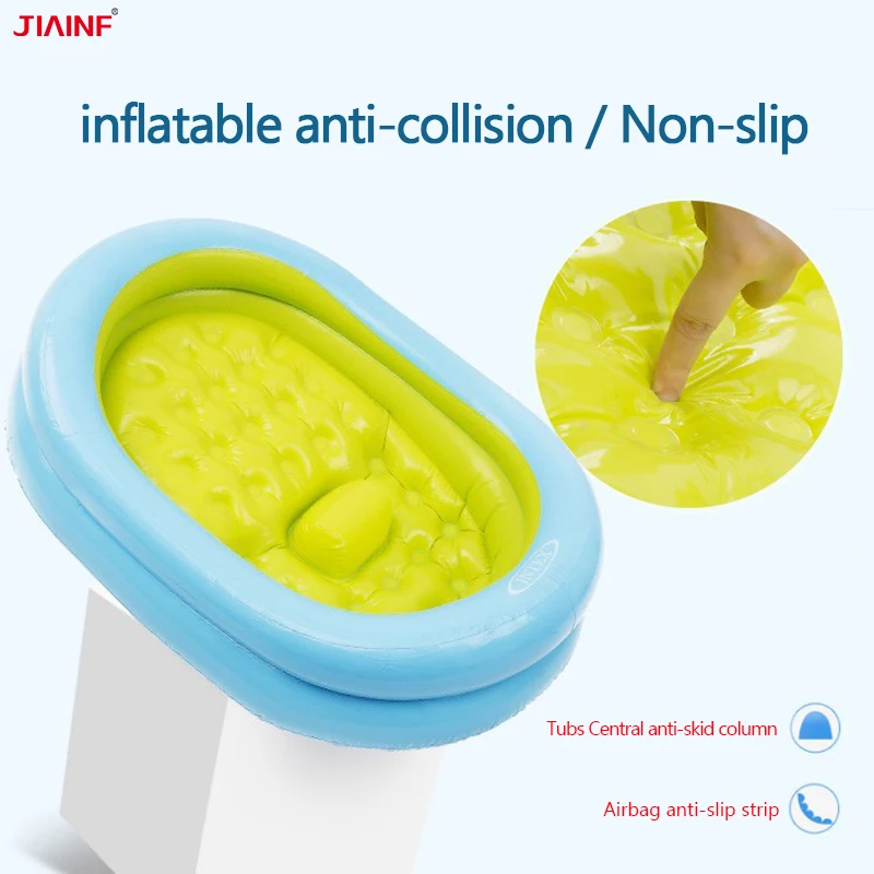 For 0-12 month Baby inflatable bathtubs Newborn bath tub portable folding Shower Tubs kids bath child infant wash swimming pool