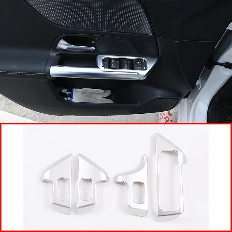 

Car Interior ABS Window Lift Button Frame Cover Trim Accessories For Mercedes Benz B GLB Class W247 X247 2019-2020