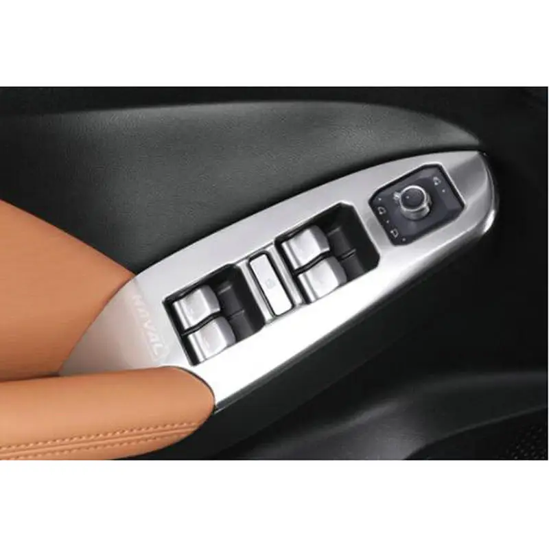 

Передняя + задняя крышка держателя чашки из нержавеющей стали, наклейка, отделка для Haval Jolion 2021 2022