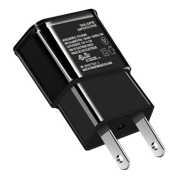 ЕС/США Быстрая зарядка QC 2,0 Micro USB телефонный кабель для зарядного устройства Быстрая зарядка настенное зарядное устройство для samsung Xiaomi Redmi Android микро кабель - Тип штекера: US Charger Black