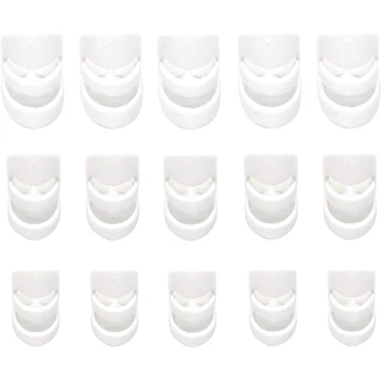 

Instrument Accessories L&M&S -Size Plastic Finger Picks Finger Thumb Protectors for Guitar Bass Ukulele Color White