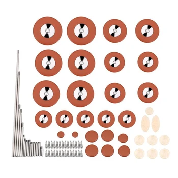 

SEWS-Alto Saxophone Sound Hole Mat Key Shaft Mica Snap Button Tip Screw Musical Instrument Saxophone Replacement Repair Tool