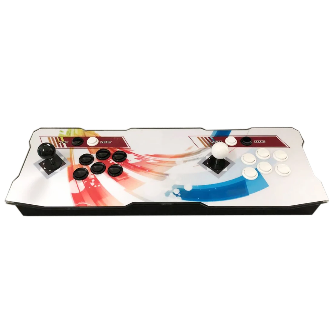 

2200-in-1 3D Treasure Box Household Video Games - White Stripe Over Size EU Plug
