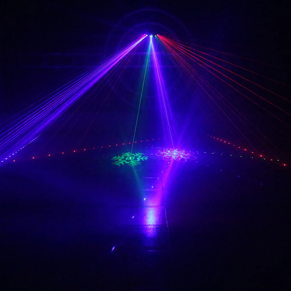 Сканер с эффектом RGB лазерный проектор огни DMX диско вечерние DJ луч движущийся