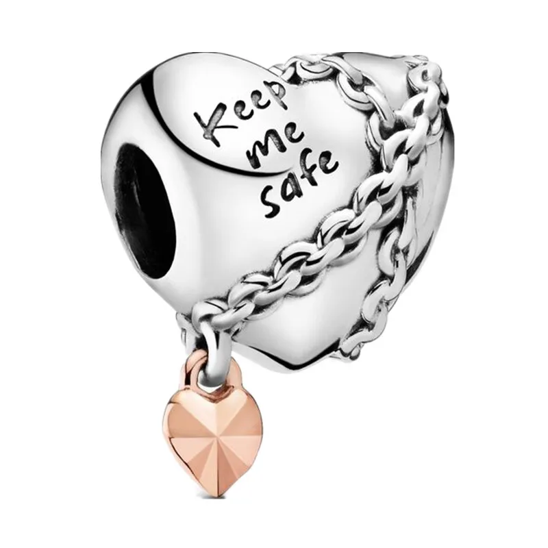 Z041 Подходит для браслета Pandora, сверкающее сердце Simba,, сделай сам, ювелирное изделие, новое серебро 925, крест, любовь, пингвин, винный стеклянный кулон, Шарм - Цвет: Z041