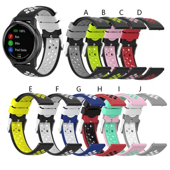 

New Soft Silicone Replacement Watch Band Wrist Strap for Garmin Vivoactive 4 for Garmin Vivoactive 4S