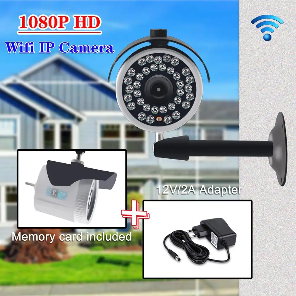 IP камера видеонаблюдения 1080p 2 мп HD wi fi ик|Камеры видеонаблюдения| |