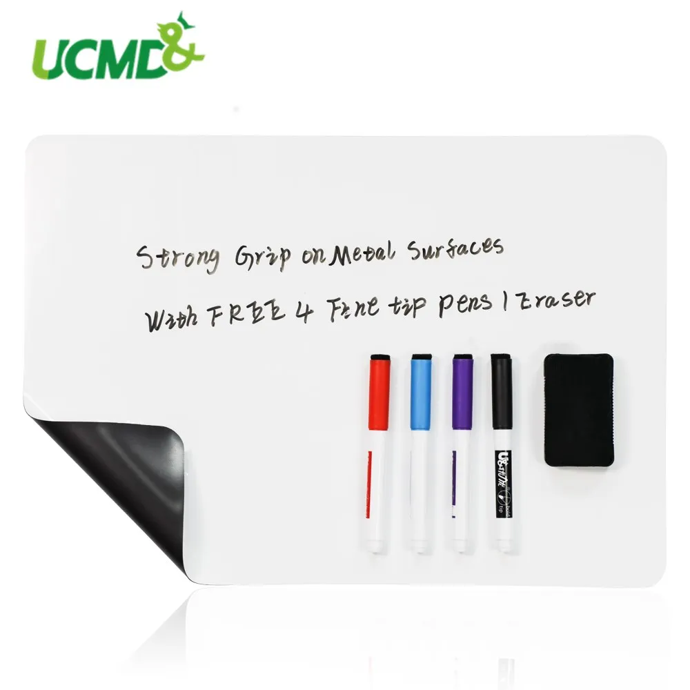 

Magnetic Whiteboard Fridge Sticker 19 x 13 inch Writing Drawing Shopping Plan to-do list Schedule on Refrigerator Message Board