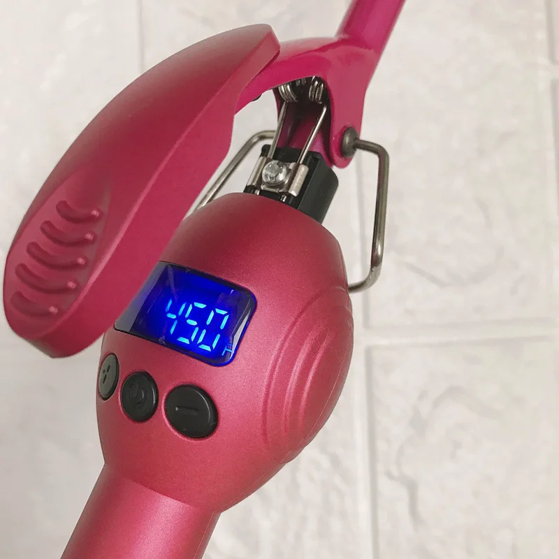 9mm Curling Iron Hair Waver Pear Flower Ceramic Curlers Wand Roller Beauty Salon