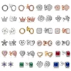 Boucles d'oreilles en forme de cœur pour femme et fille, 31 Styles luxueux, bijoux de noël, cadeau, livraison directe ► Photo 1/6
