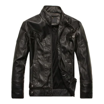 

Men Leather Jacket Coat Brand Motorcycle Men Leather Jackets stylish jaqueta de couro masculina mens leather coats