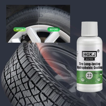 

HGKJ-AUTO-22 Tire Coating 20/50ml Car Tire Coating Agent Tire Protector Tire Restoration Accessory Tire Long-lasting Coating
