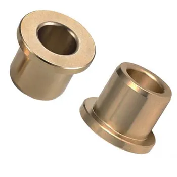 

2pcs ID 12mm OD 18mm bronze sets flange bearing with steps wear-resistant bush self-lubricating oil bushing 10mm-20mm length