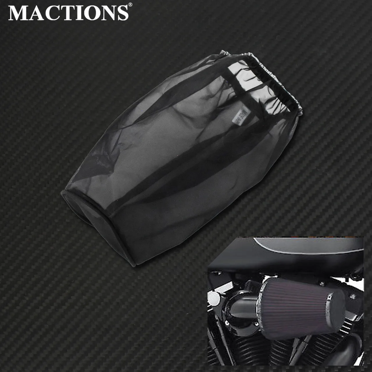 Motorcycle Waterproof Heavy Breather Rain Sock Dustproof Air Filter