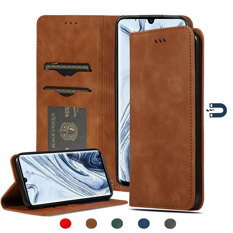 Роскошный кожаный чехол книжка в деловом стиле для телефона Xiaomi Redmi Note 9 S 8 T 7 K30 K20