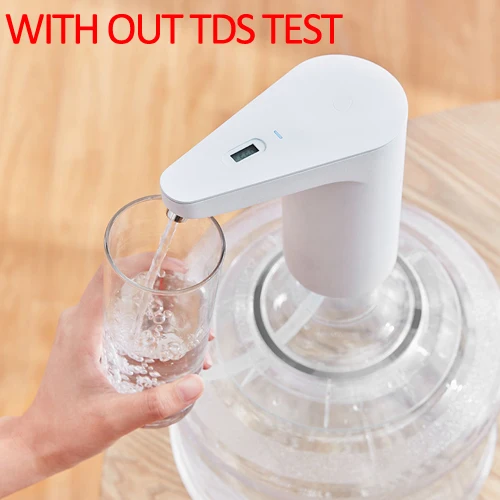 WITH OUT TDS TEST Mijia мини сенсорный выключатель водяной насос автоматический беспроводной Перезаряжаемый Электрический диспенсер водяной насос TDS тест - Цвет: WITH OUT TDS TEST