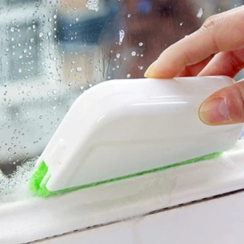

1 Set Recess Groove Cleaning Brush Window Door Gap Dirty Cleaning Scraper Brush Plastic Sill Crevice Cleaner Tool